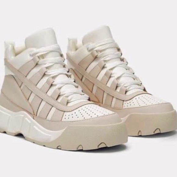 Zara Shoes - zara women's high top sneakers